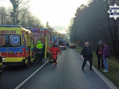 Trzy wypadki w powiecie cieszyńskim