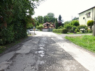 Remont na ul. Rolników w Ligocie