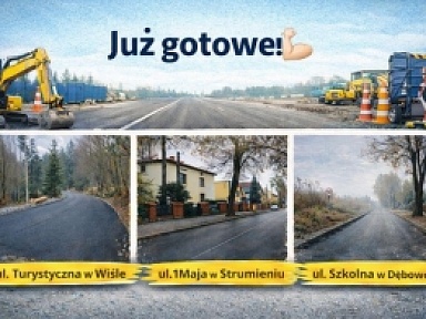 Odbiory prac drogowych na drogach powiatu cieszyńskiego