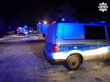 Pożar altany w Jaworzu