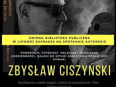 Spotkanie autorskie ze Zbysławem Ciszyńskim